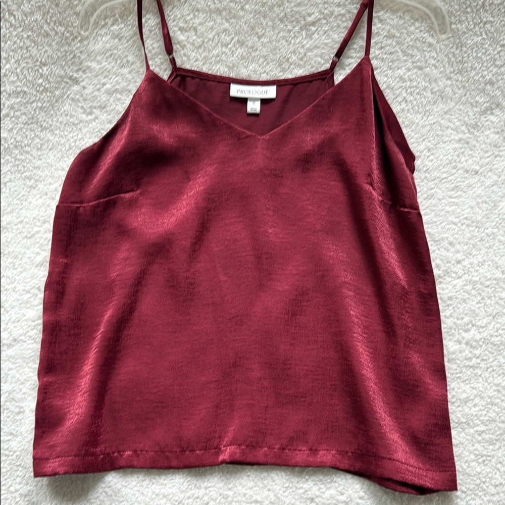 Women's Burgundy Camisole Top size Small